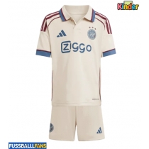 Ajax Raul Moro #7 3rd trikot Kinder 2025-26 Kurzarm (+ Kurze Hosen)